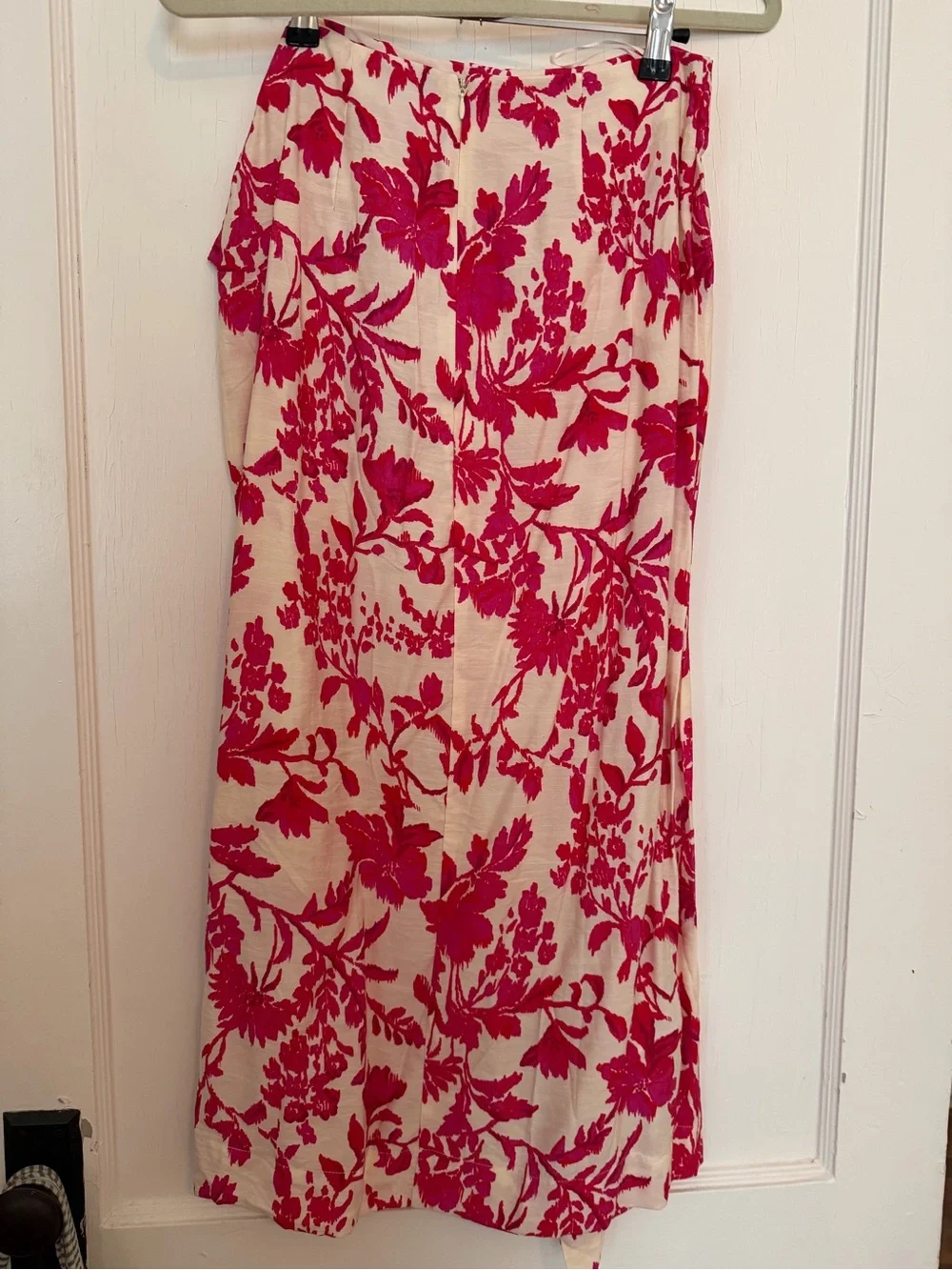 Mango Pink Floral Wrap Skirt